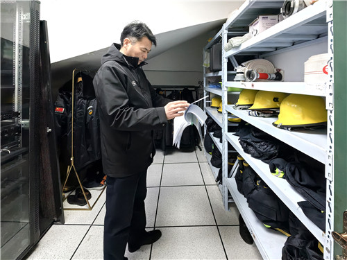 強化安全檢查，筑牢企福科技園區安全防線